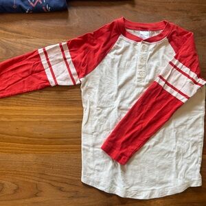 Hanna Andersson Retro Baseball long sleeve. Size 130 | US 8. NWOT.